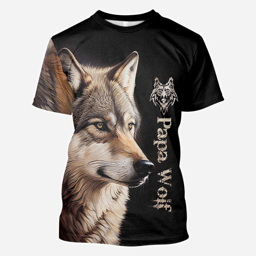 Papa Loup - T-shirt personnalisé pour père