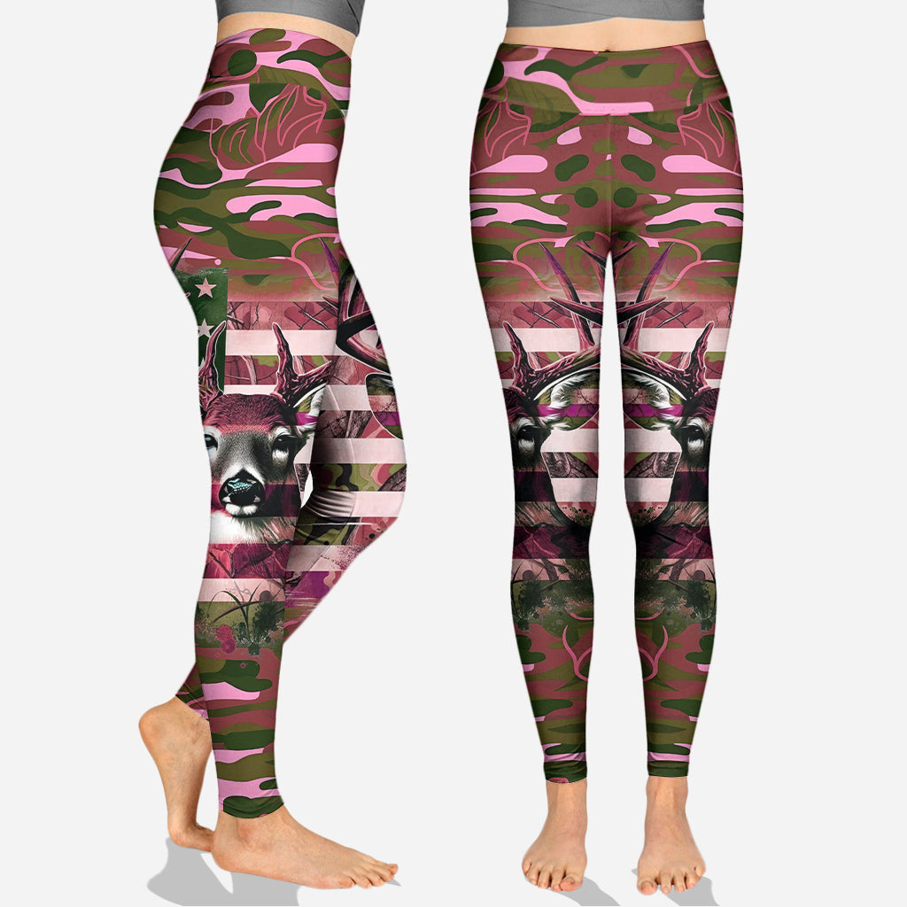 Country Girl - Personalized Hunting Hollow Tank Top and Leggings