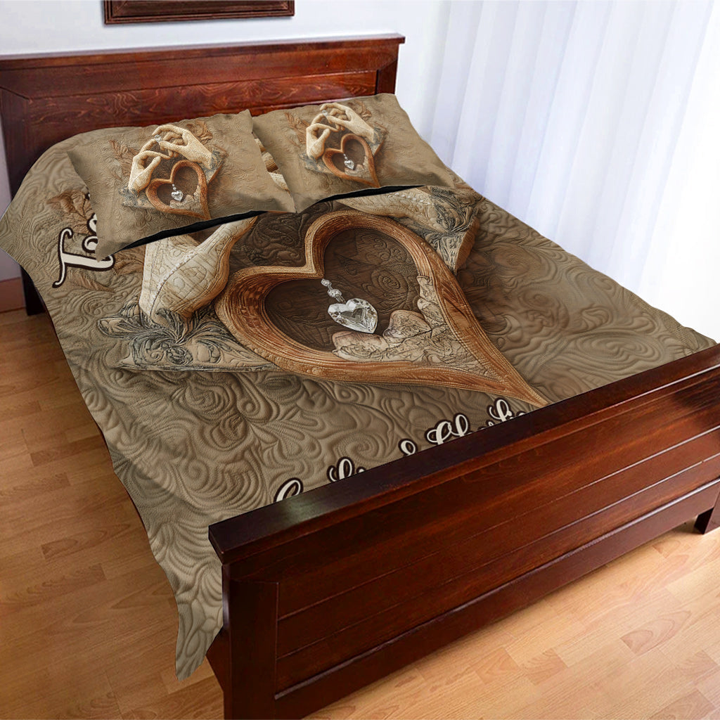 Ensemble de literie personnalisé pour couples « Ensemble pour toujours »