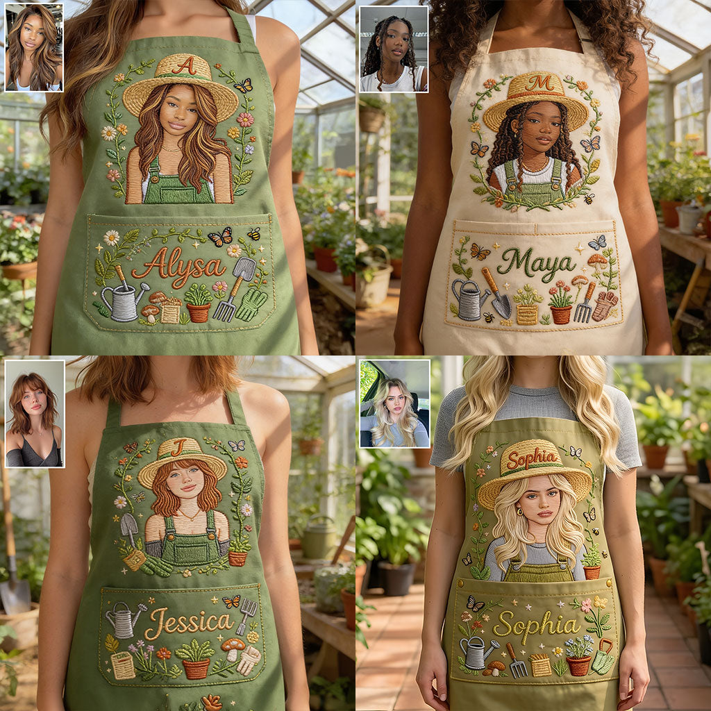 Amour du Jardinage - Tablier de Jardinage Personnalisé