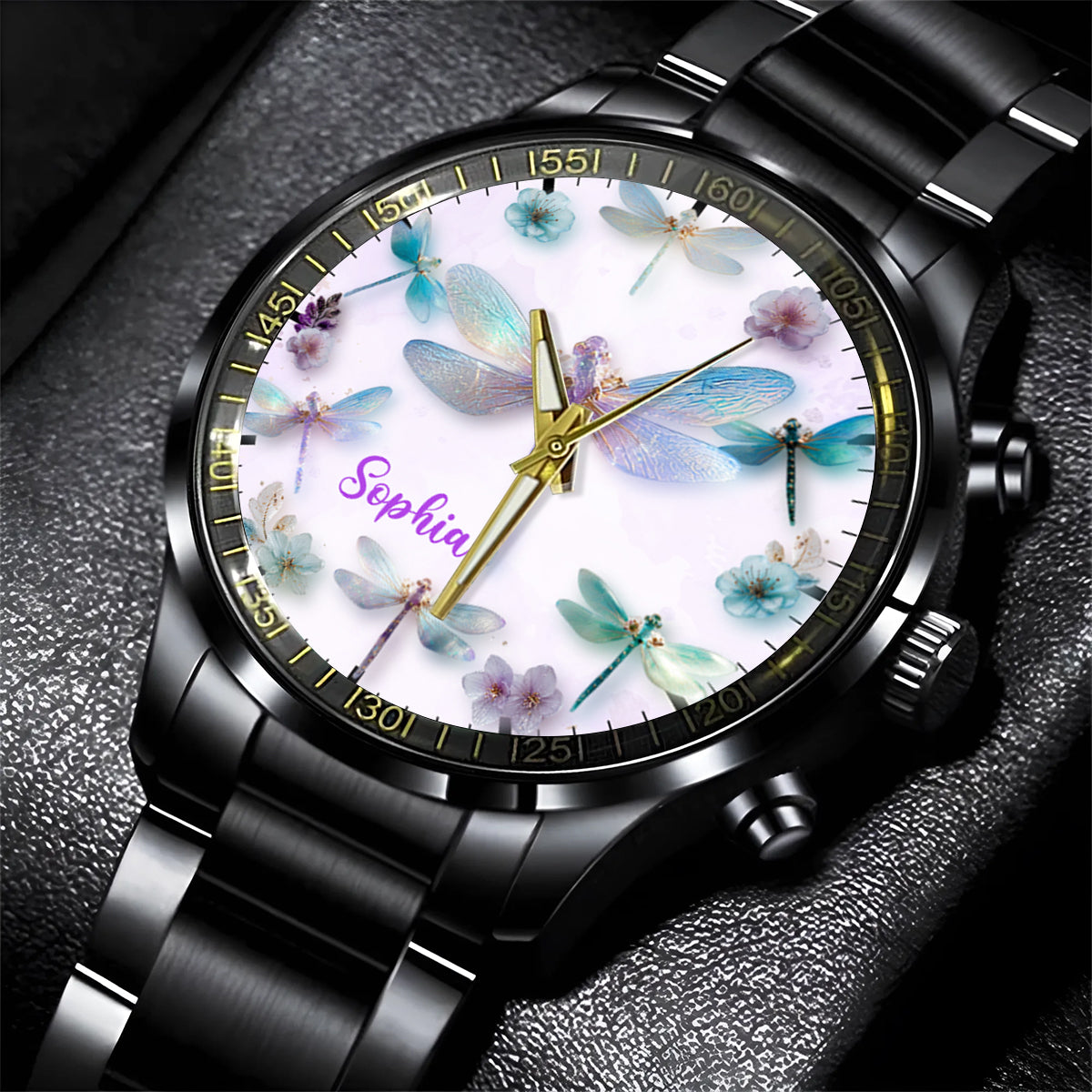 Whispering Wings Dragonflies - Personalized Dragonfly Hand Watch