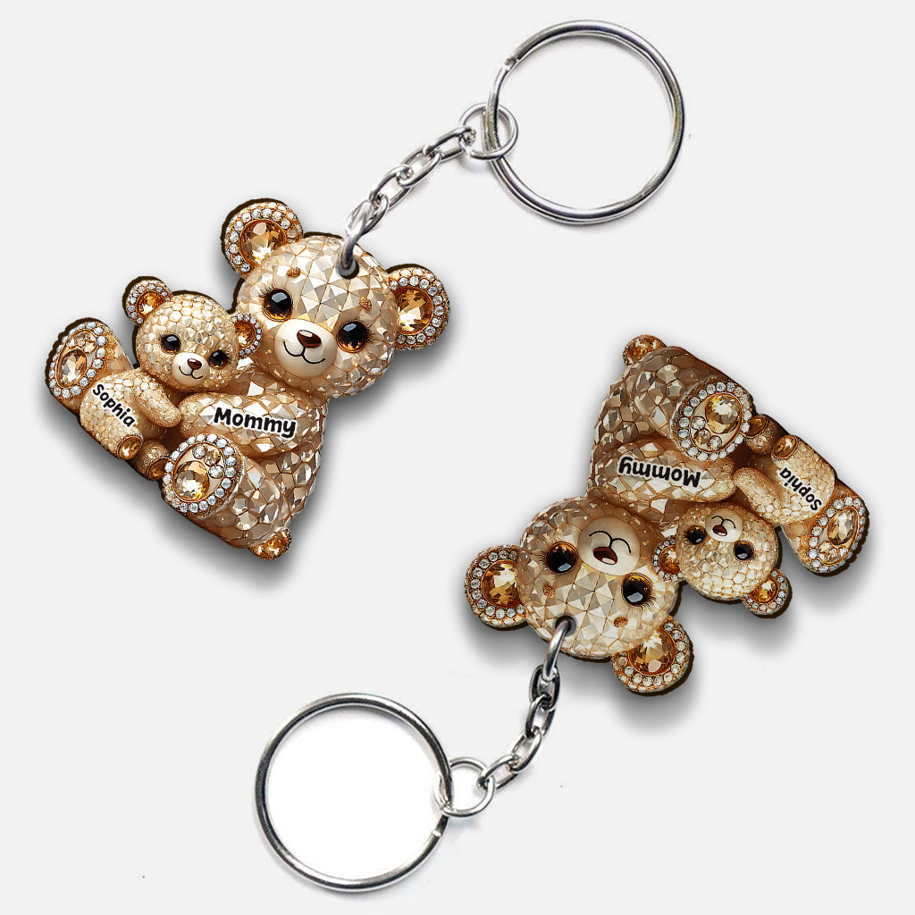 Je t'aime - Porte-clés personnalisé pour maman