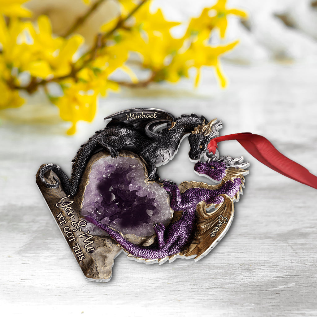 Toi et moi, on gère ! - Ornement de dragon personnalisé