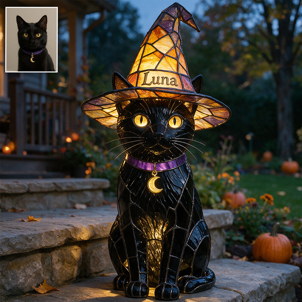 Magical Familiar Lamp - Personalized Dog Solar Acrylic Light