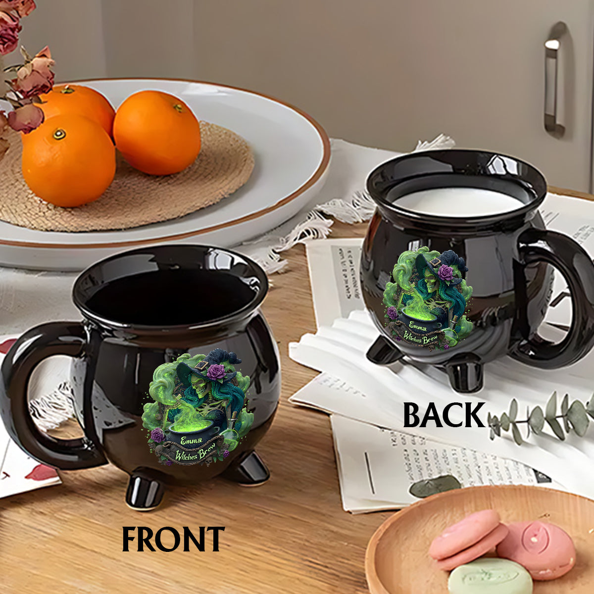 Potion de sorcière - Mug Chaudron de sorcière personnalisé