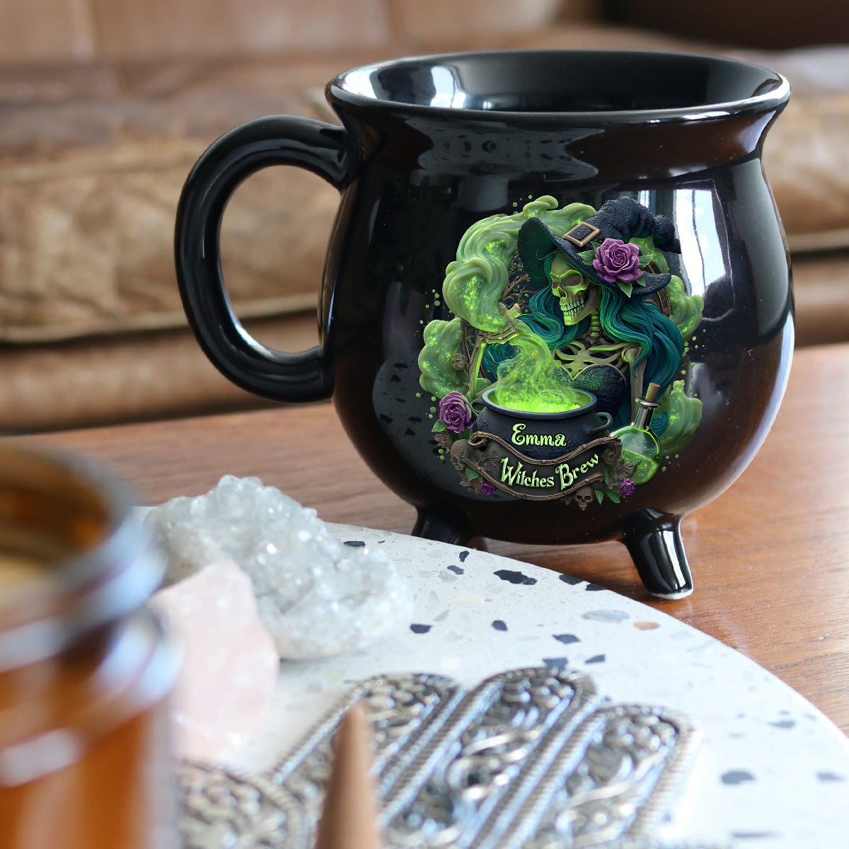Potion de sorcière - Mug Chaudron de sorcière personnalisé