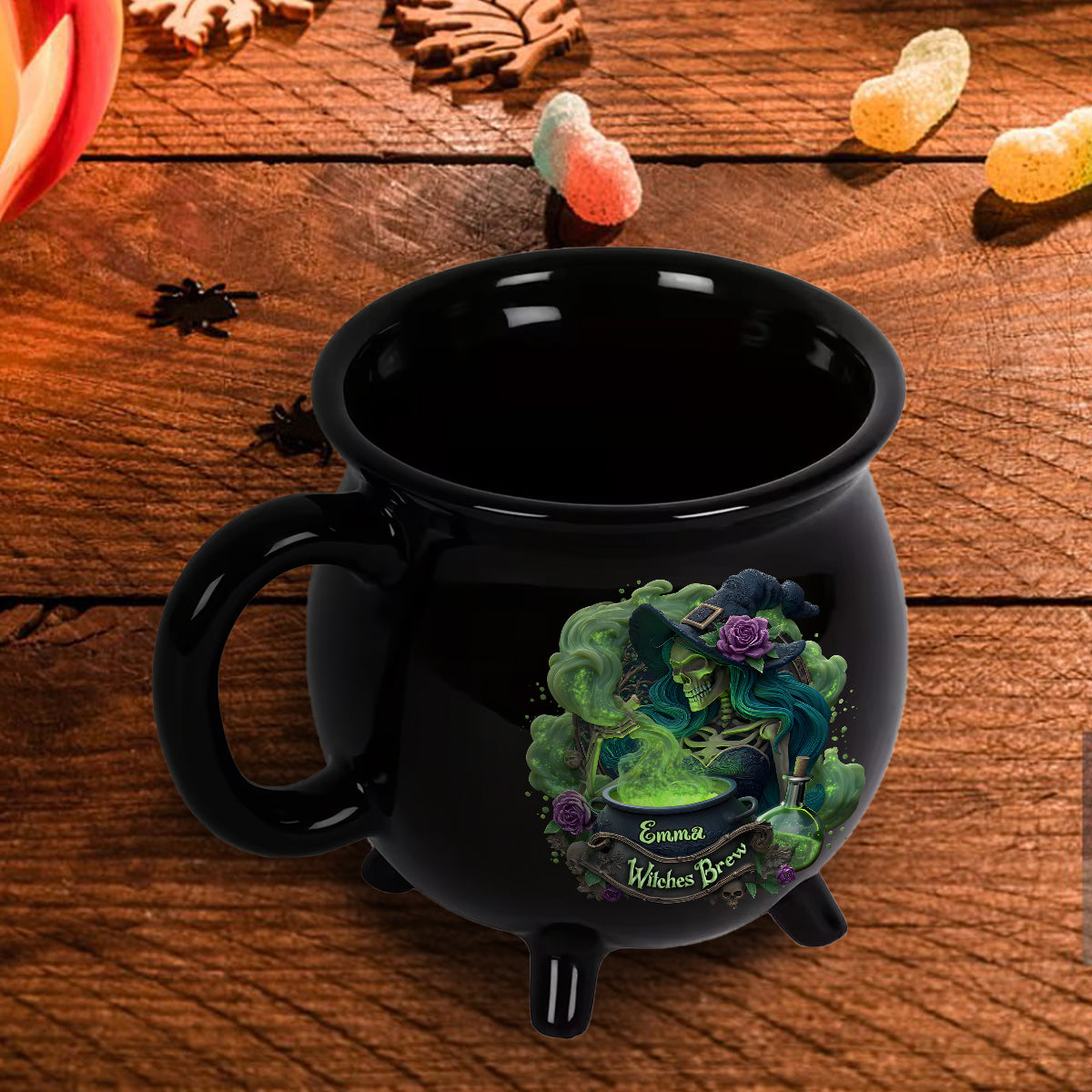 Potion de sorcière - Mug Chaudron de sorcière personnalisé