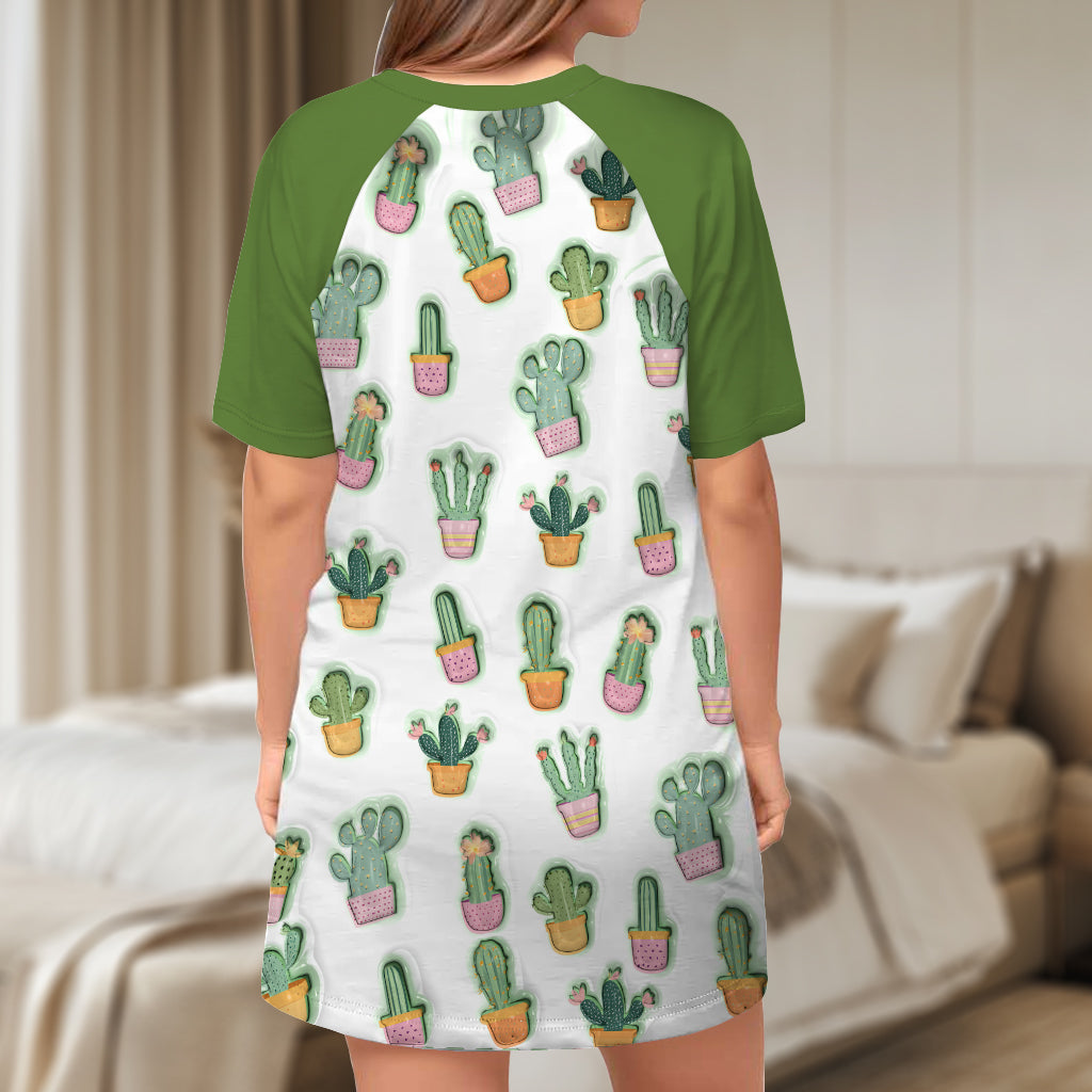 Les petits picotements de maman - Robe-t-shirt de nuit personnalisée pour maman