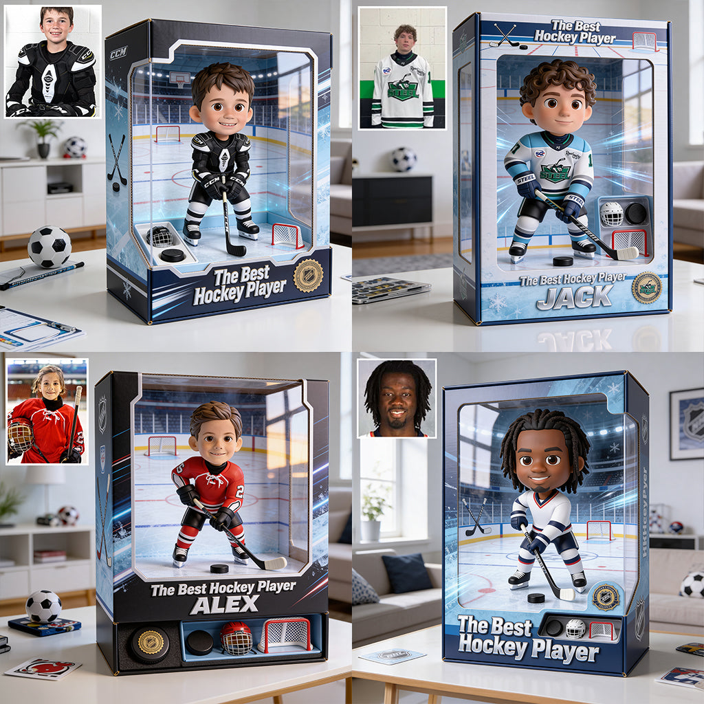 Hockey Lover Gift - Personalized Hockey Custom Shaped Acrylic Plaque