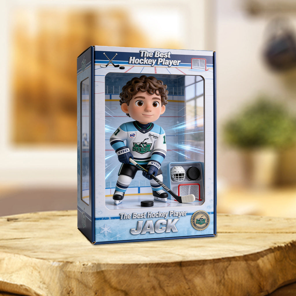 Hockey Lover Gift - Personalized Hockey Custom Shaped Acrylic Plaque