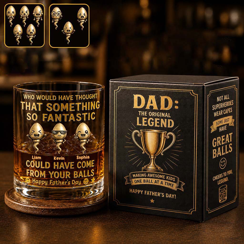 Un Verre à Whisky Personnalisé - Cadeau Parfait pour Papa