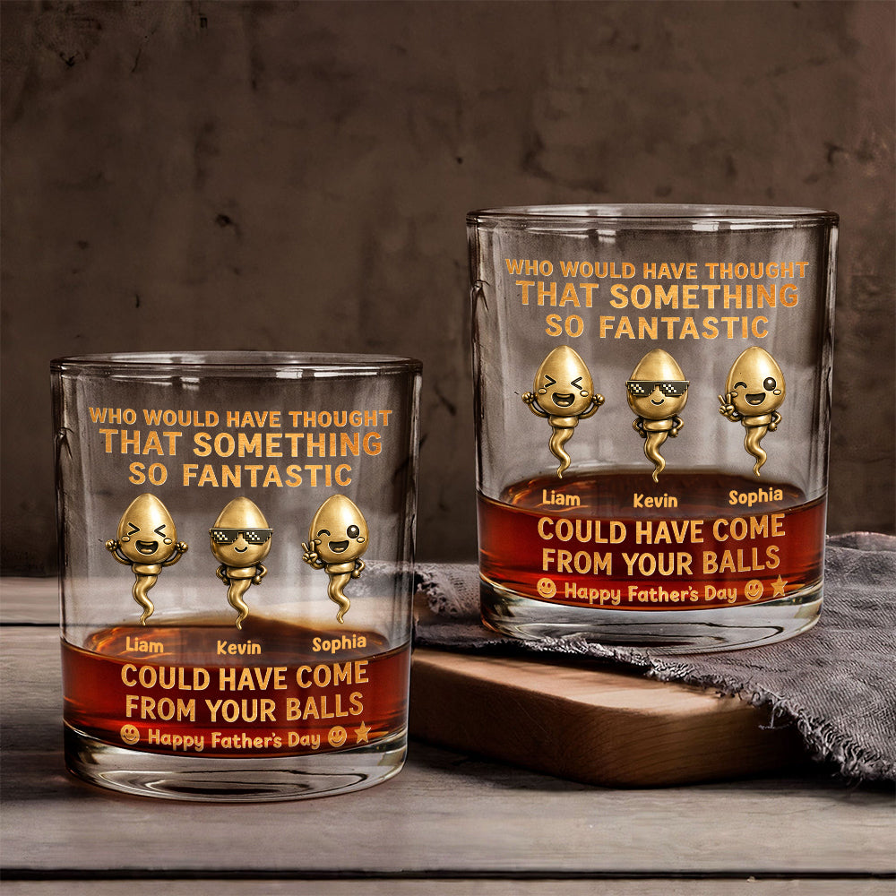 Un Verre à Whisky Personnalisé - Cadeau Parfait pour Papa