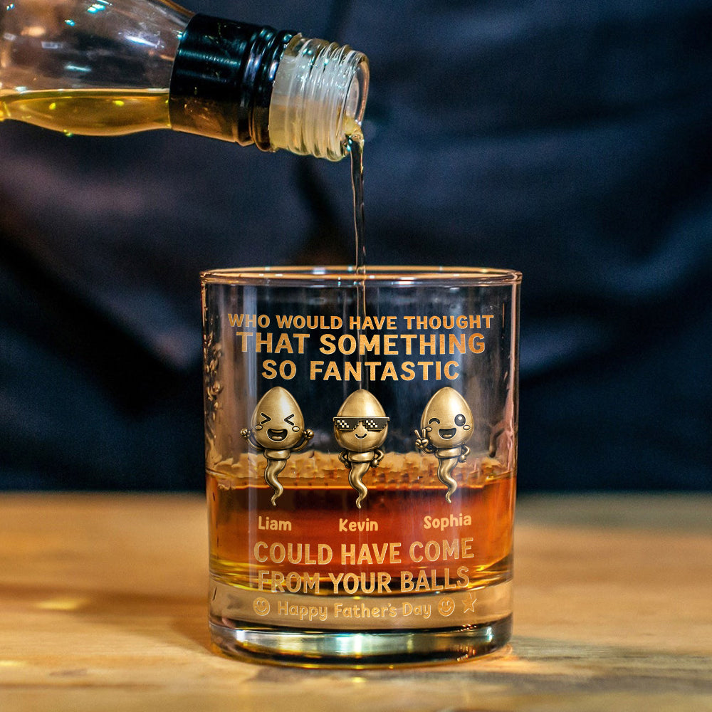 Un Verre à Whisky Personnalisé - Cadeau Parfait pour Papa