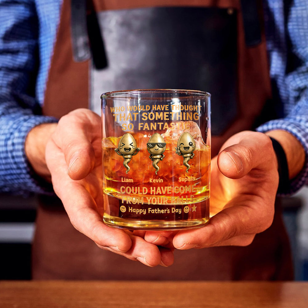 Un Verre à Whisky Personnalisé - Cadeau Parfait pour Papa