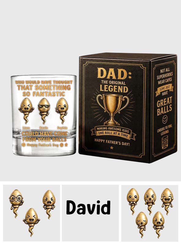 Un Verre à Whisky Personnalisé - Cadeau Parfait pour Papa