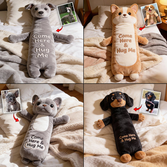 Coussin câlin pour animaux de compagnie, coussin de confort - Coussin personnalisé en fausse fourrure pour chien