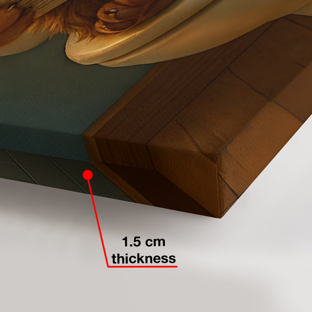 Animal de compagnie drôle sur les toilettes - Toile et affiche personnalisées pour chien