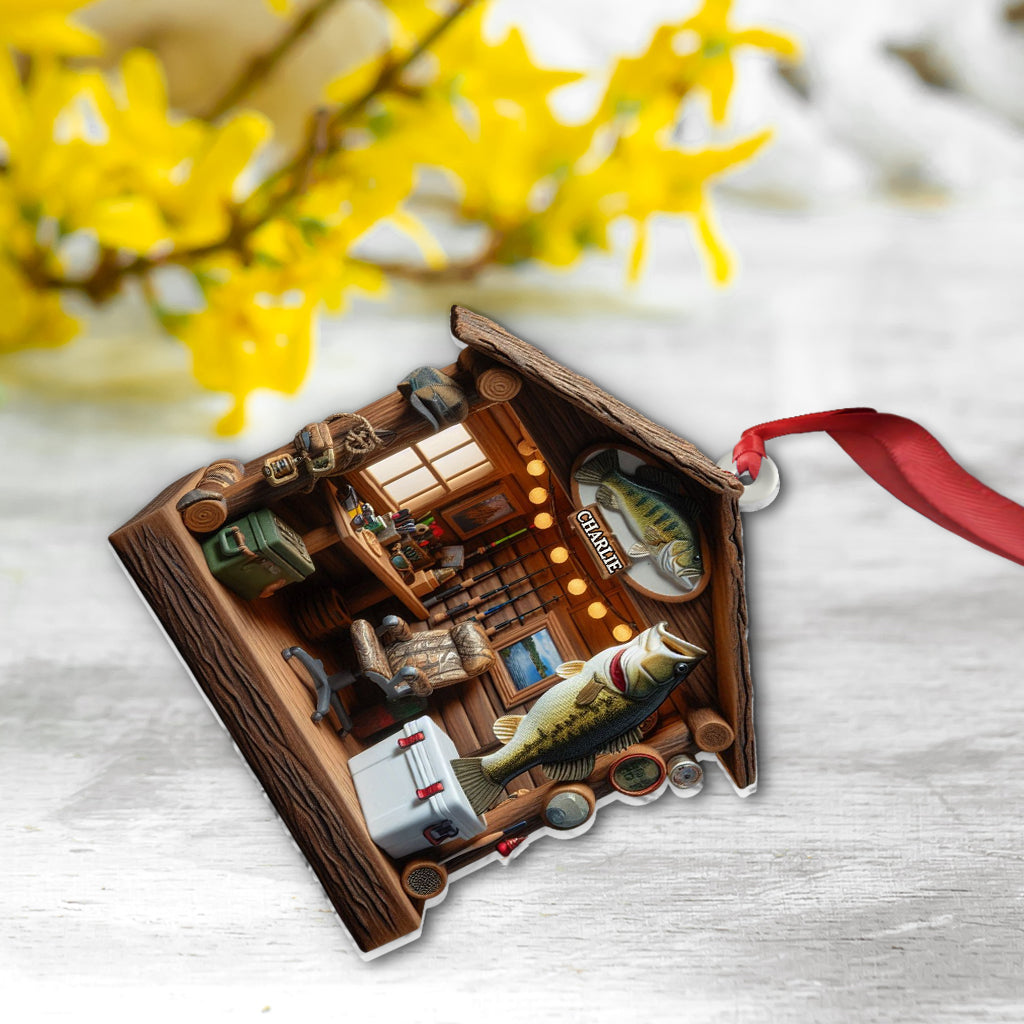 Passionné de pêche - Ornement de pêche personnalisé