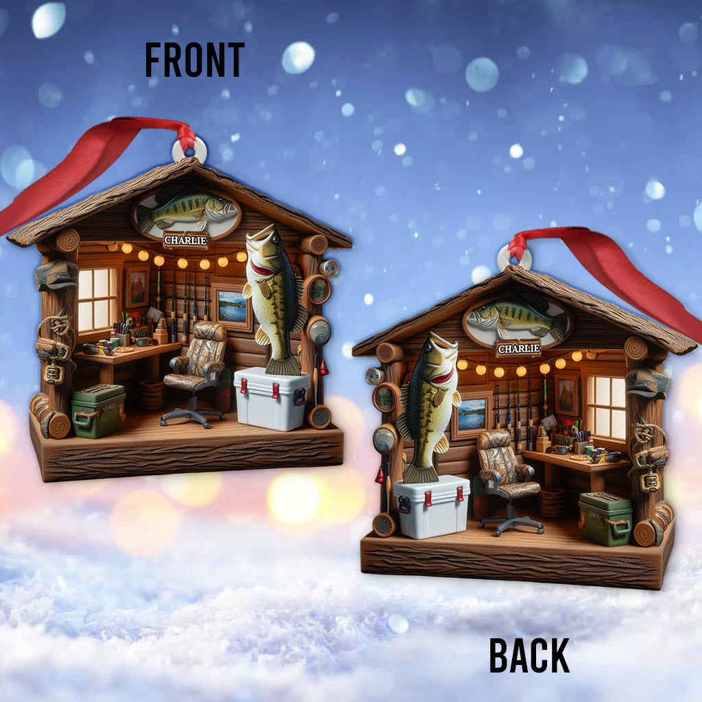 Passionné de pêche - Ornement de pêche personnalisé