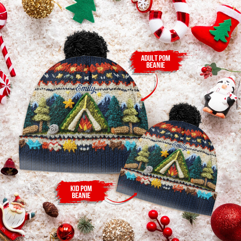 J'adore le camping - Bonnet de camping personnalisé