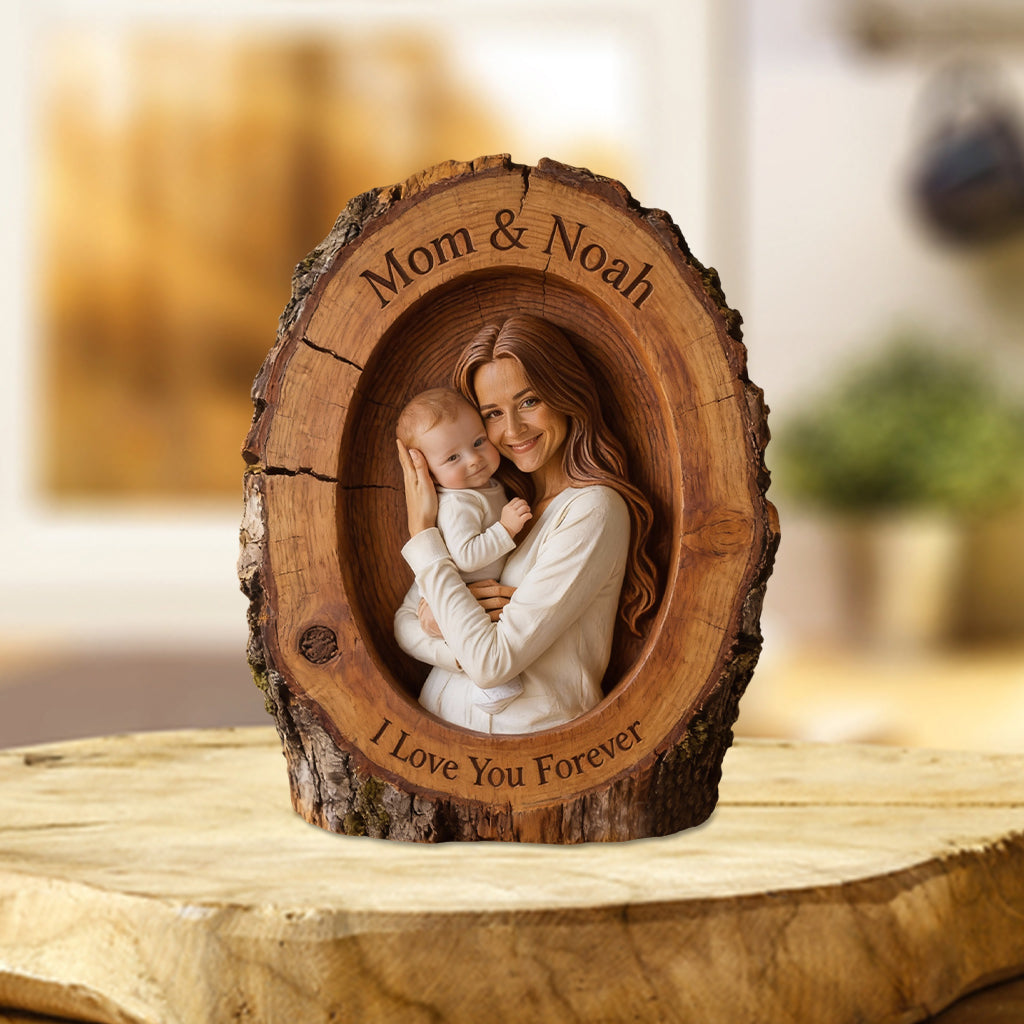 I Love You - Personalized Mother Custom Shaped Acrylic Plaque