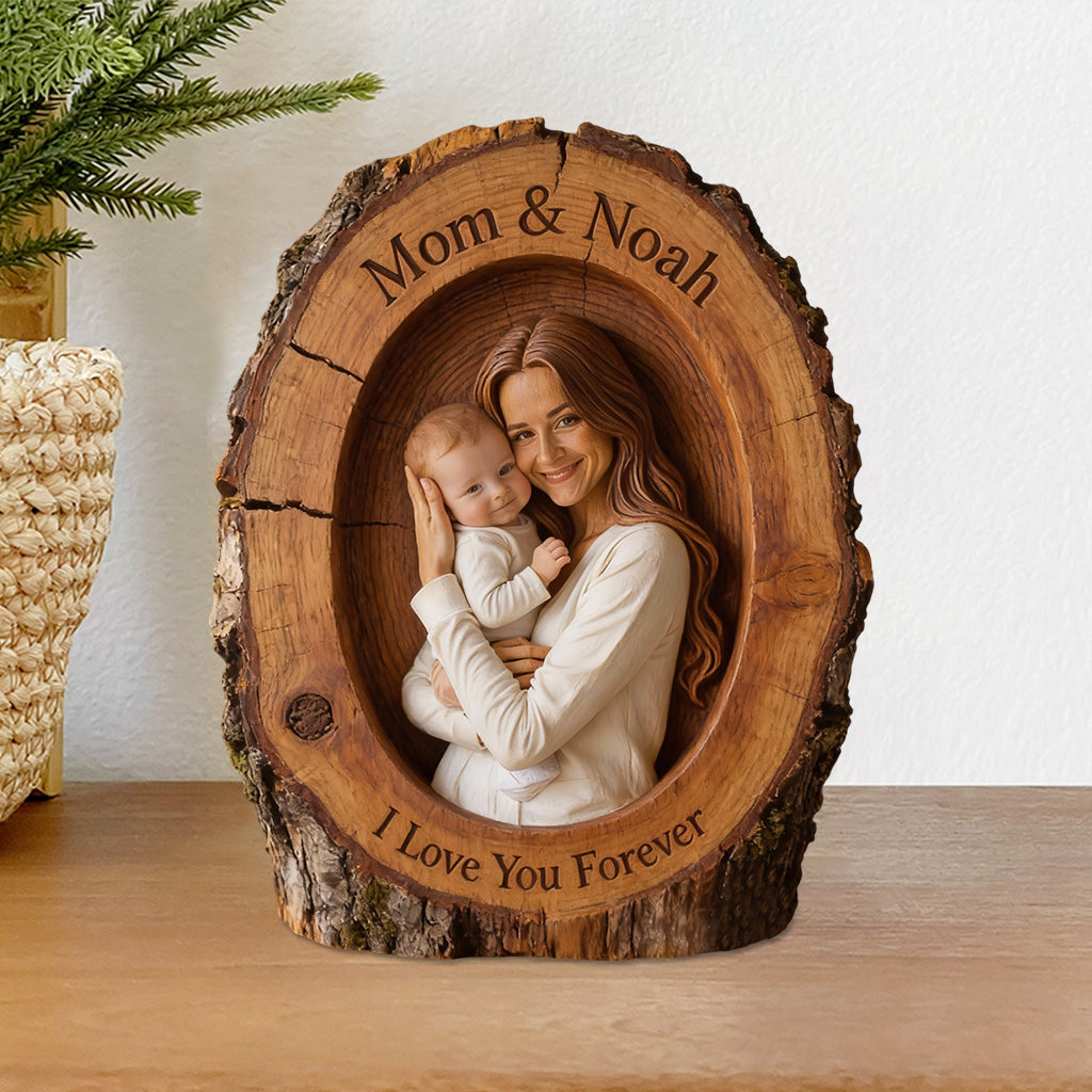 I Love You - Personalized Mother Custom Shaped Acrylic Plaque