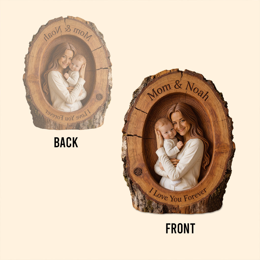 I Love You - Personalized Mother Custom Shaped Acrylic Plaque