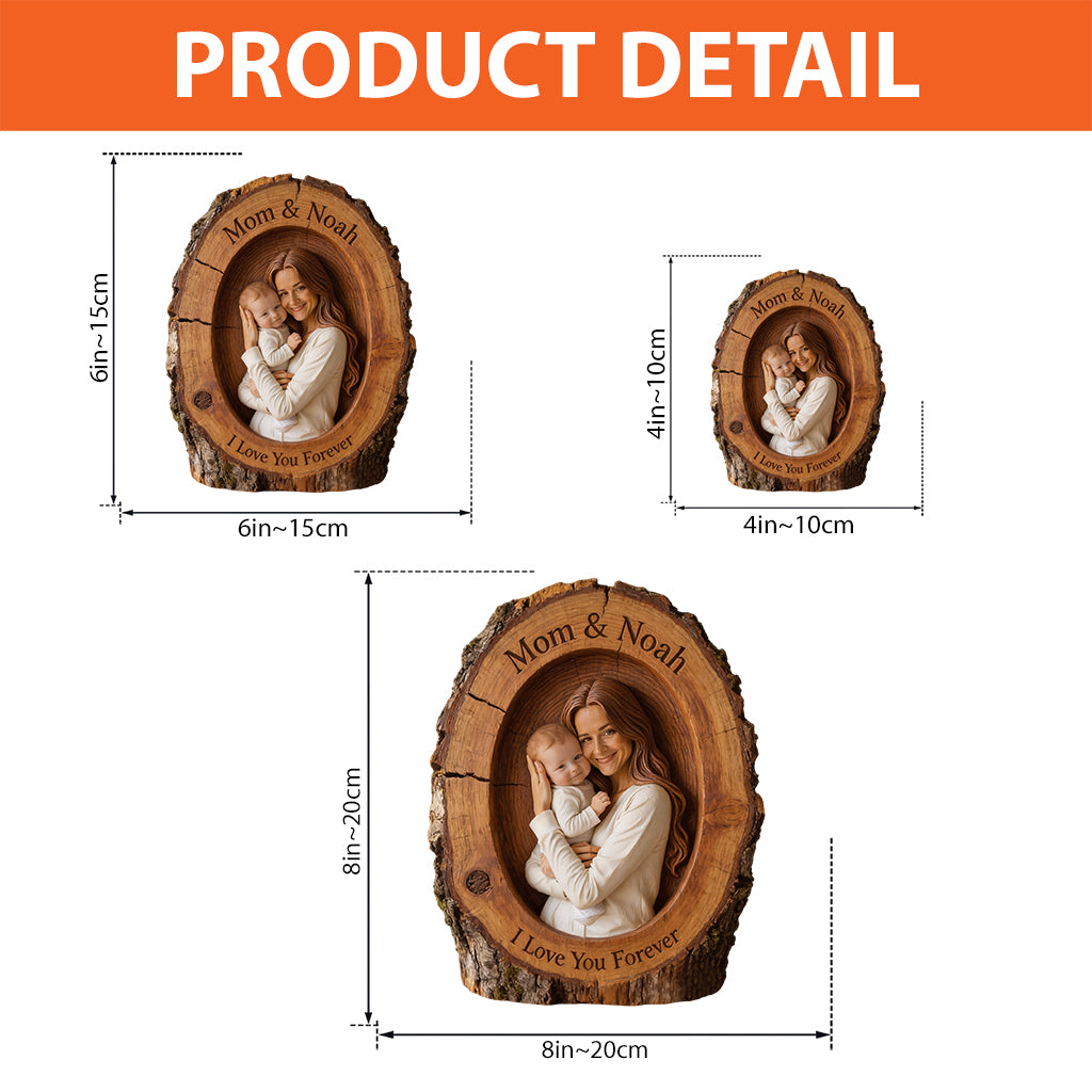 I Love You - Personalized Mother Custom Shaped Acrylic Plaque