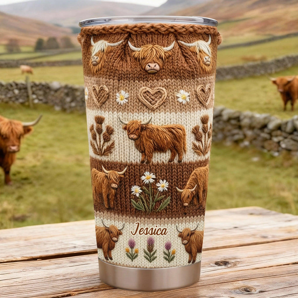Gobelet personnalisé « Vache des Highlands »