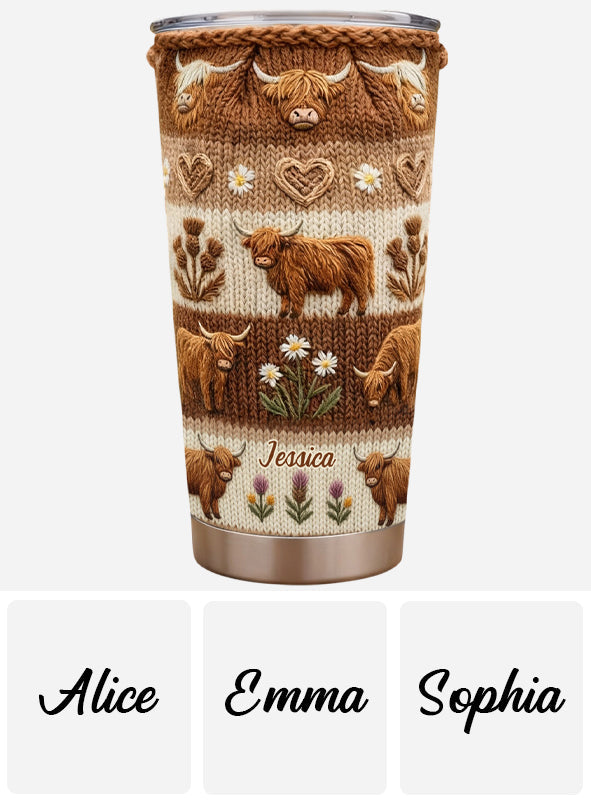 Gobelet personnalisé « Vache des Highlands »
