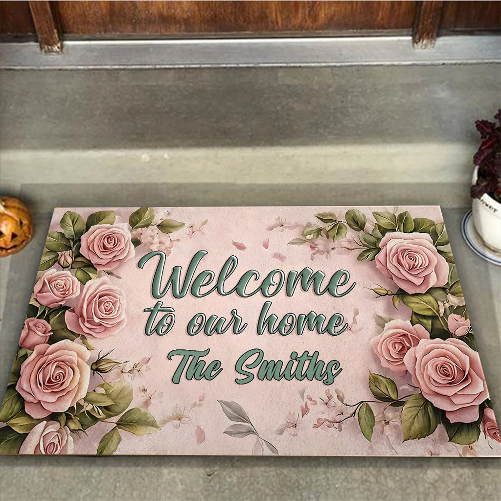 Welcome Springs - Personalized Family Doormat