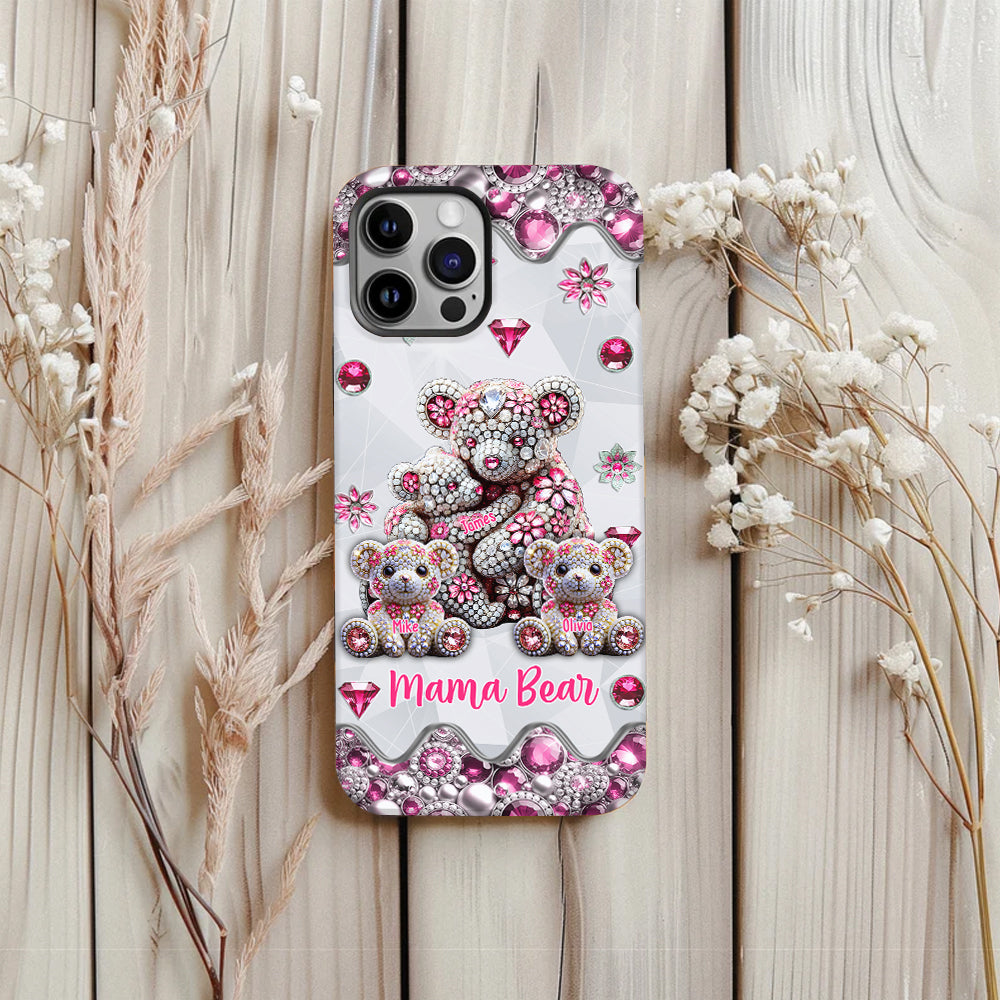 Mama Bear Gift For Mom, Grandma,.. - Personalized Mother Full Print Phone Case