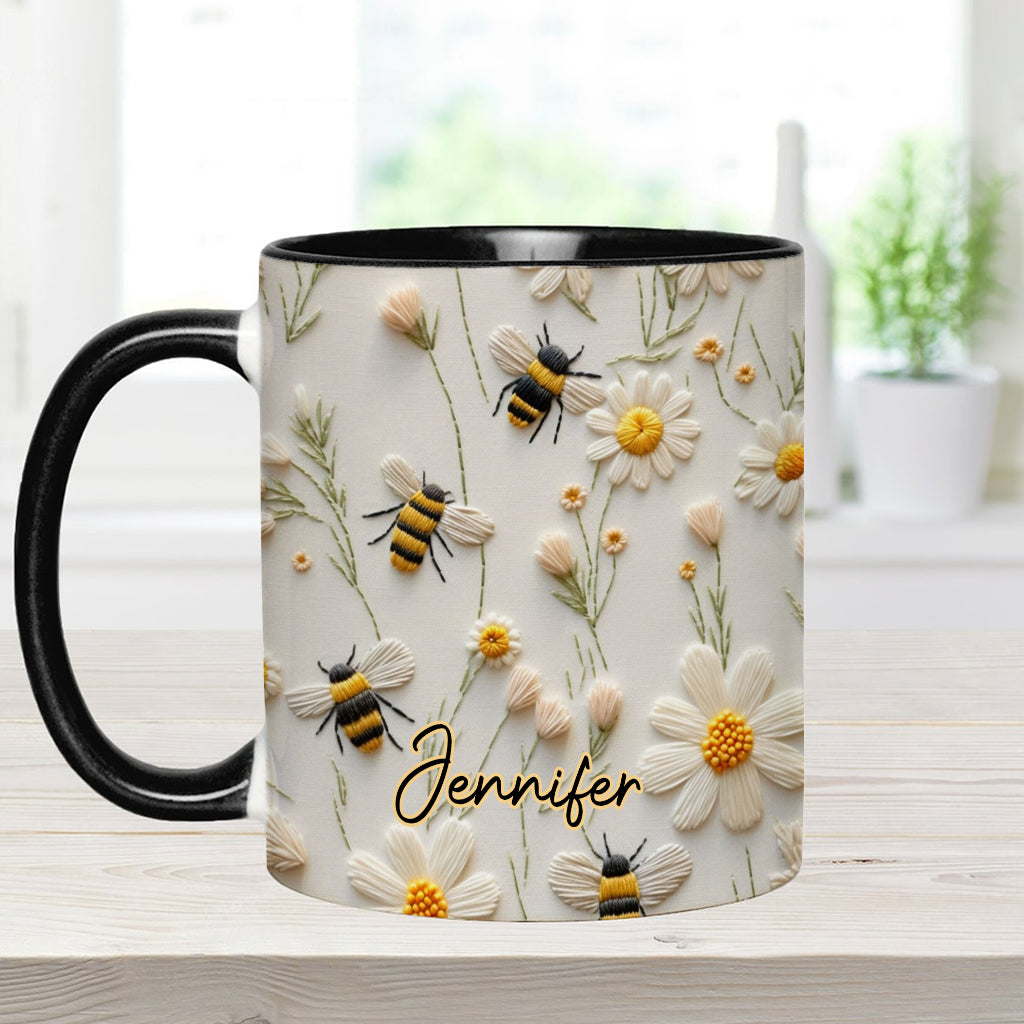 Love Bees - Personalized Bee Accent Mug