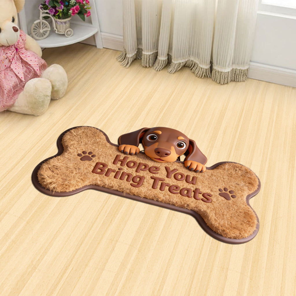 Pet Welcome Doormat, Custom From Any Photo - Personalized Dog Shaped Doormat/ Rug