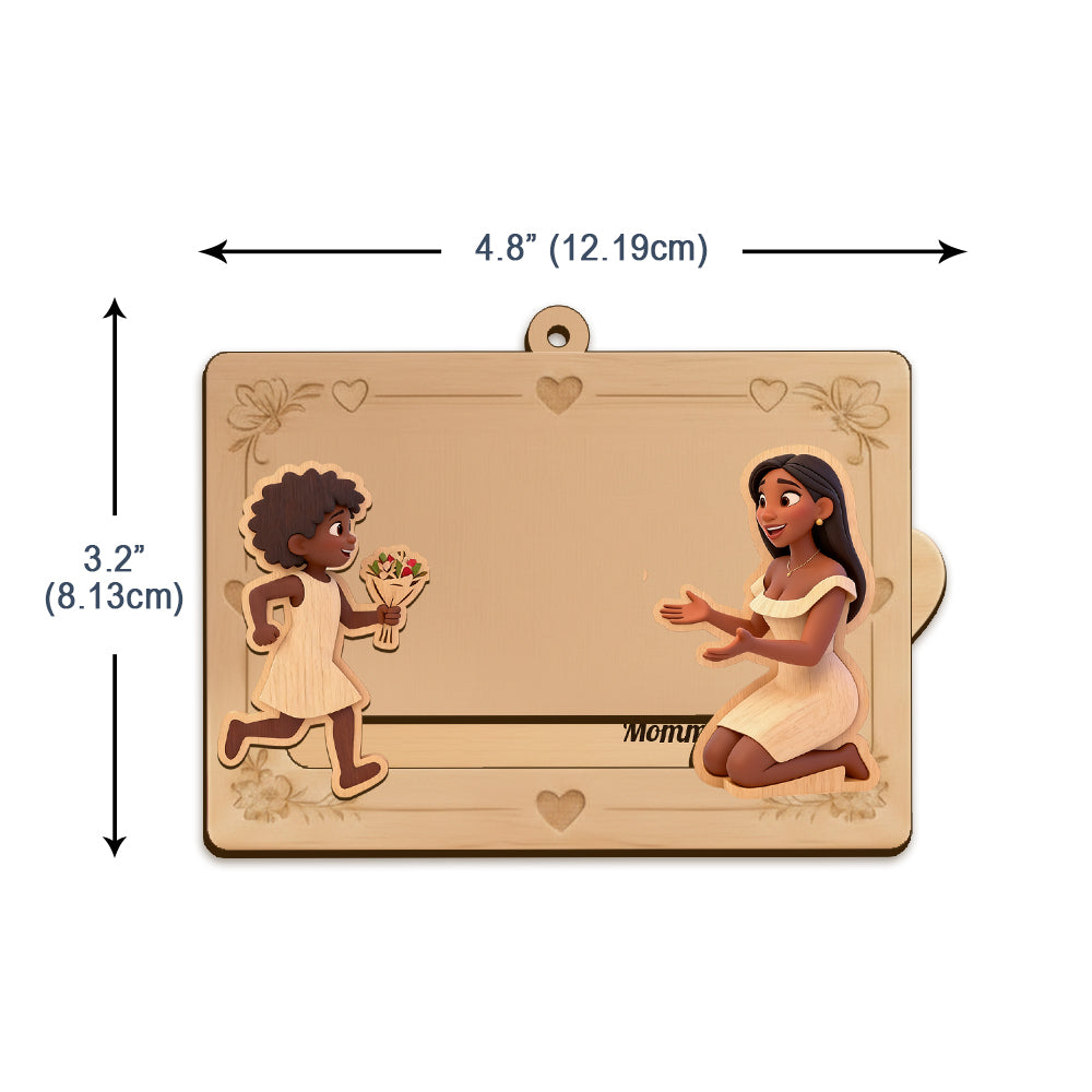 Message For Mother - Personalized Mother Sliding Ornament