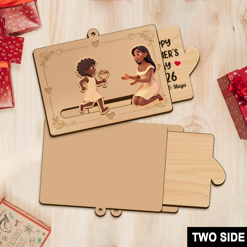 Message For Mother - Personalized Mother Sliding Ornament