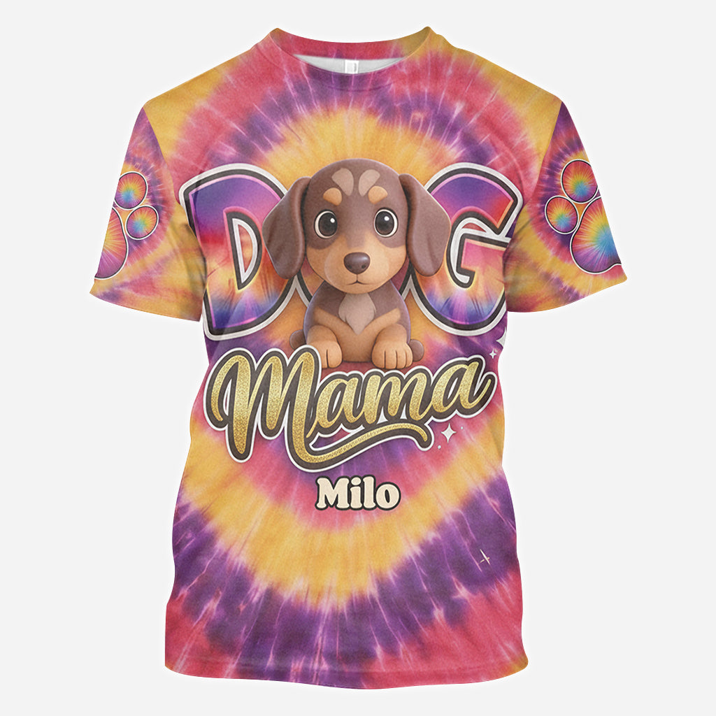 T-shirt Personnalisé Photo Chien Maman - T-shirt Personnalisé