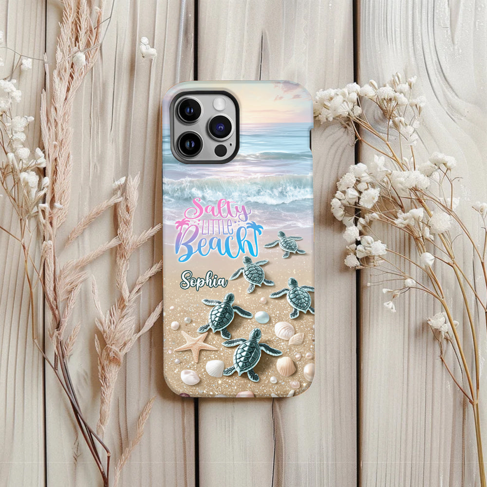 Salty Lil Beach - Coque de téléphone personnalisée pour amoureux de la mer avec impression intégrale