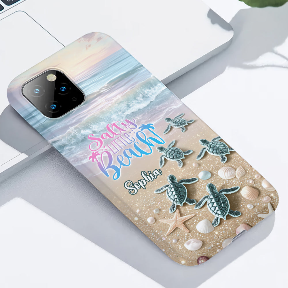 Salty Lil Beach - Coque de téléphone personnalisée pour amoureux de la mer avec impression intégrale