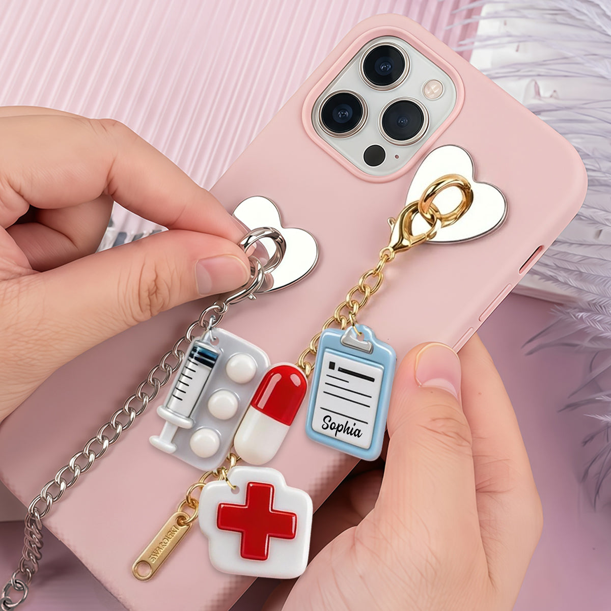 Vie de Nurse - Charms Suspendus Personnalisés