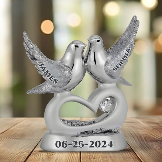 Cadeaux d'anniversaire - Plaque acrylique personnalisée pour couple.
