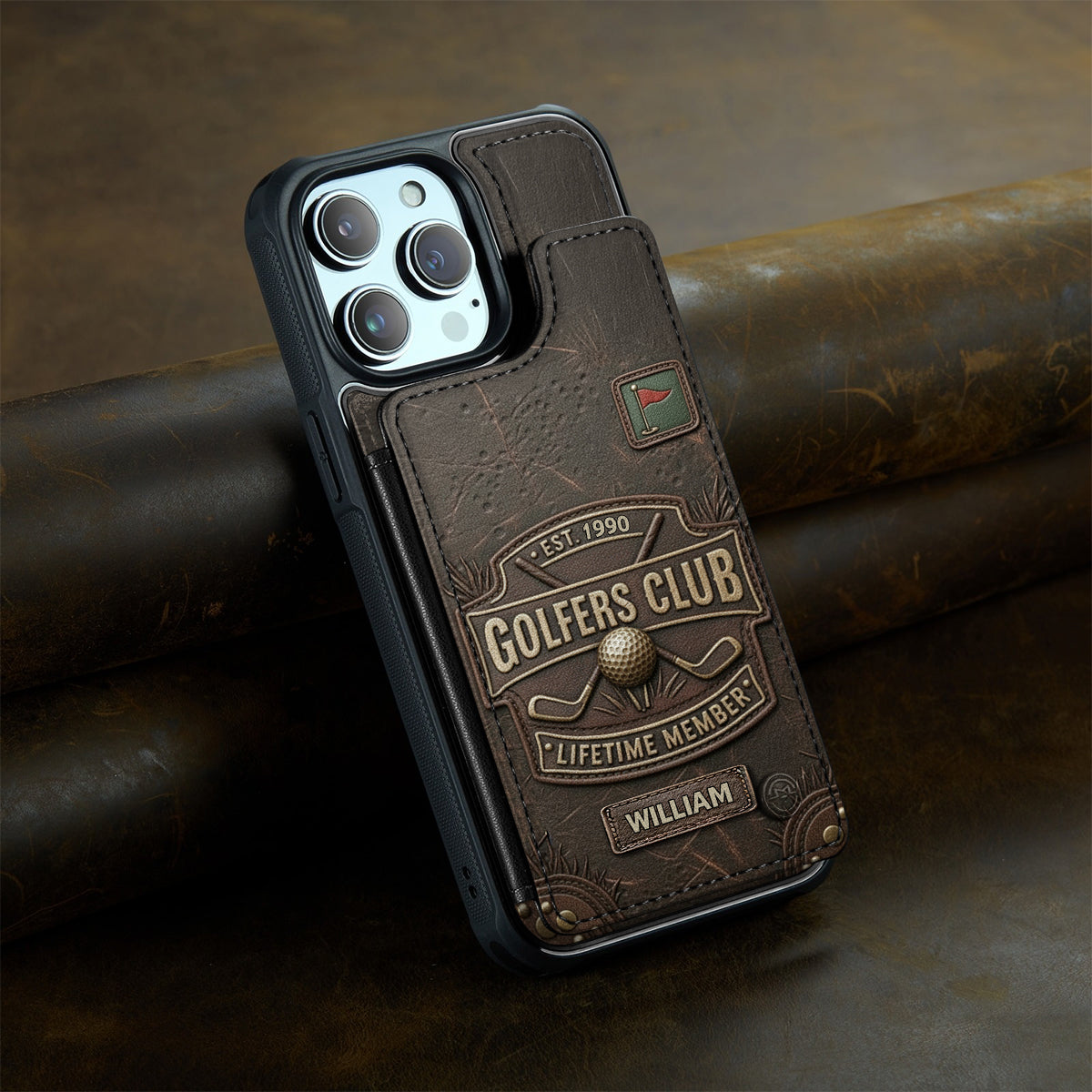 Life Time Golf Club Member - Personalized Golf Fully Printed Wallet Phone Case