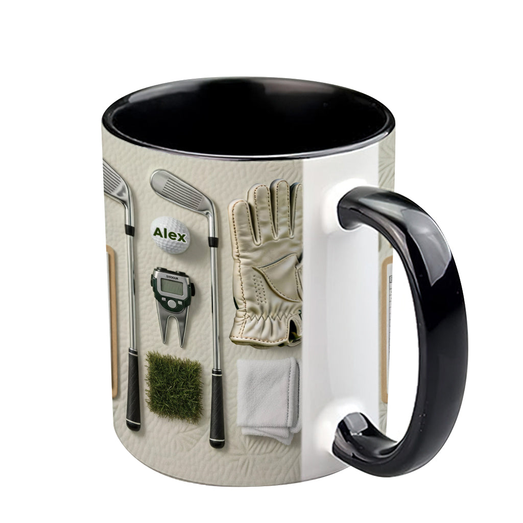 Vivez l'amour du golf - Mug personnalisé sur le thème du golf
