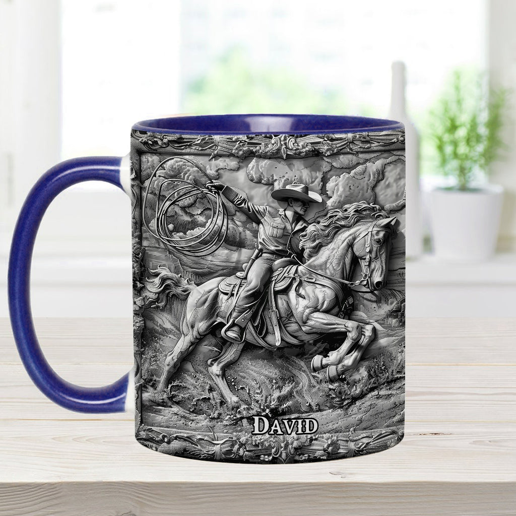 Mug personnalisé style western - Cowboy Western