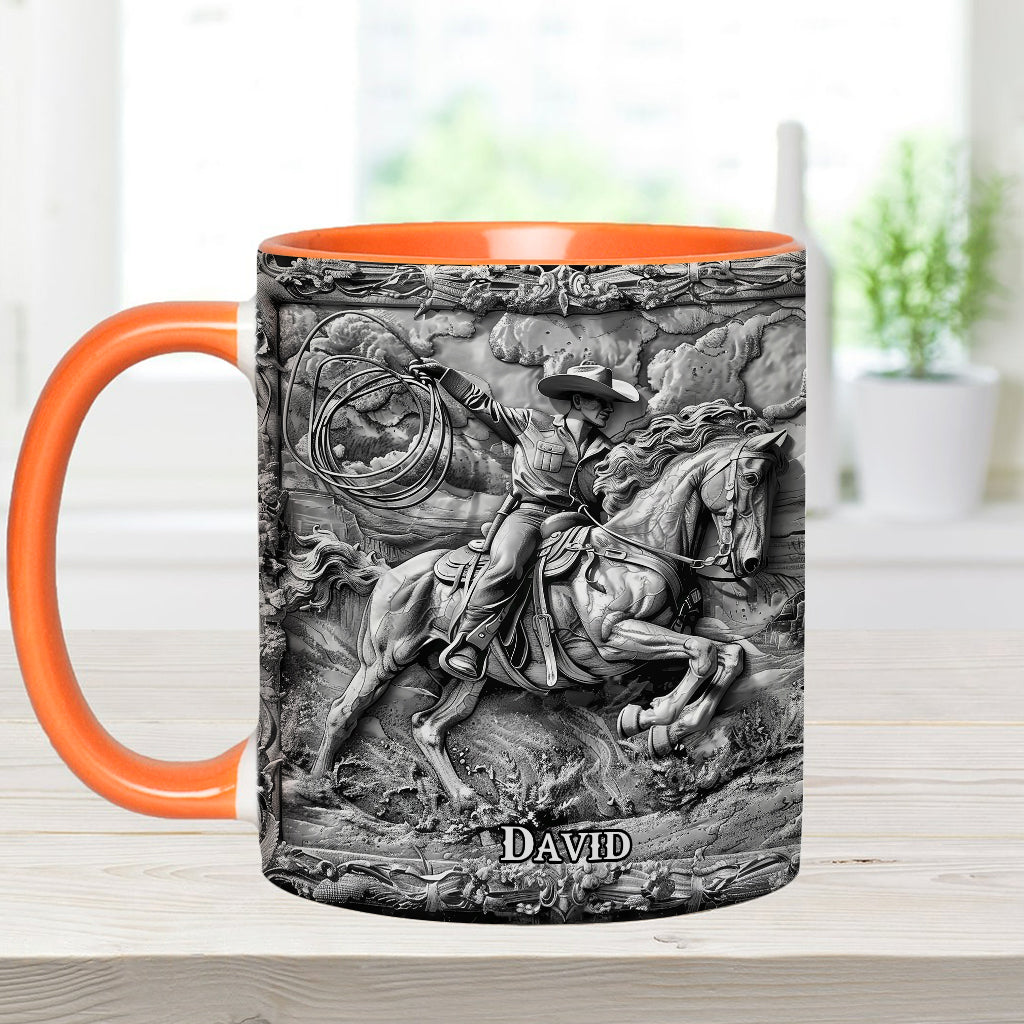 Mug personnalisé style western - Cowboy Western