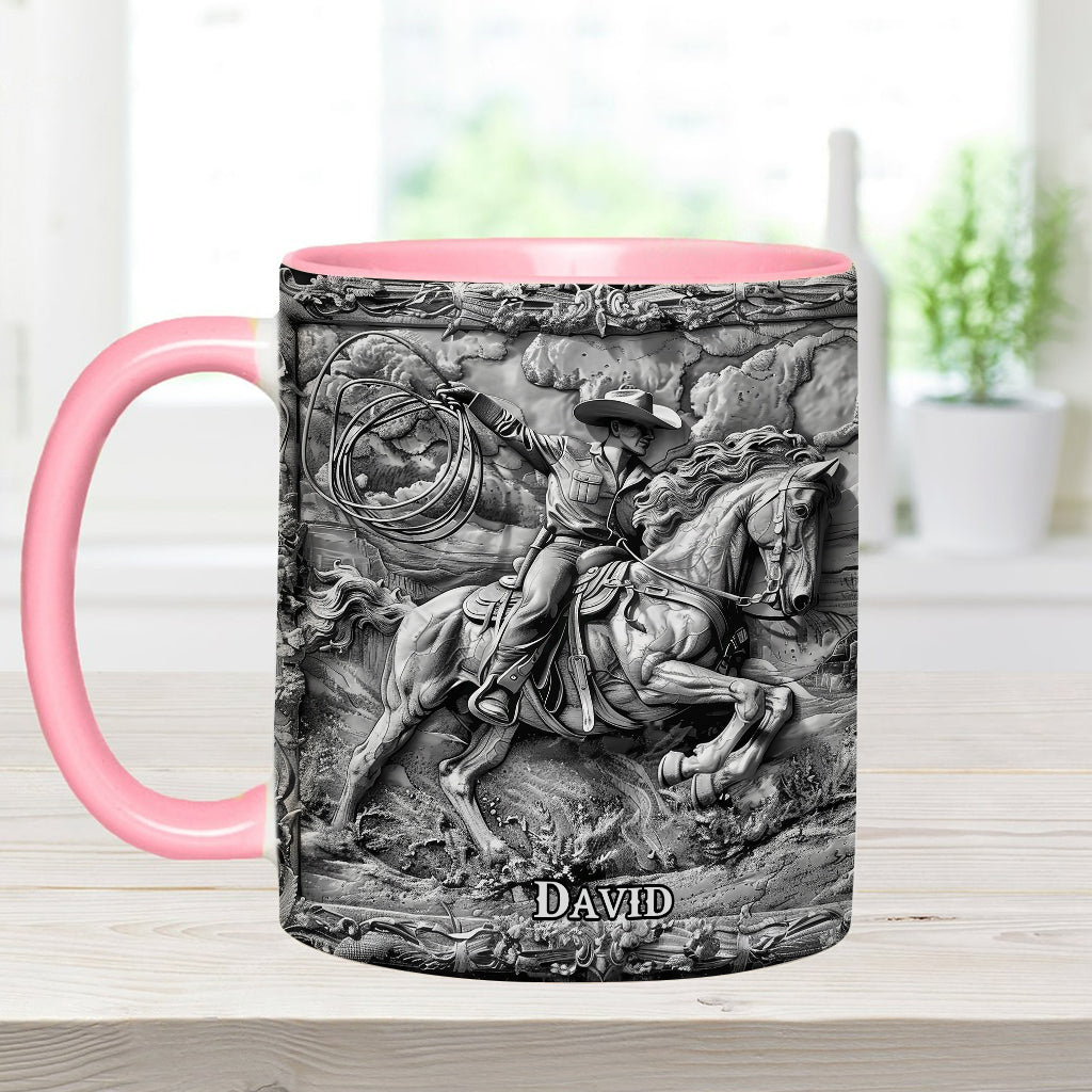 Mug personnalisé style western - Cowboy Western