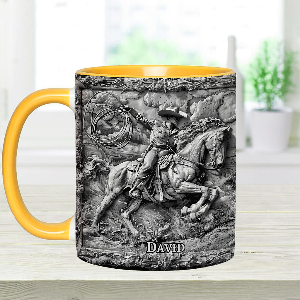Mug personnalisé style western - Cowboy Western