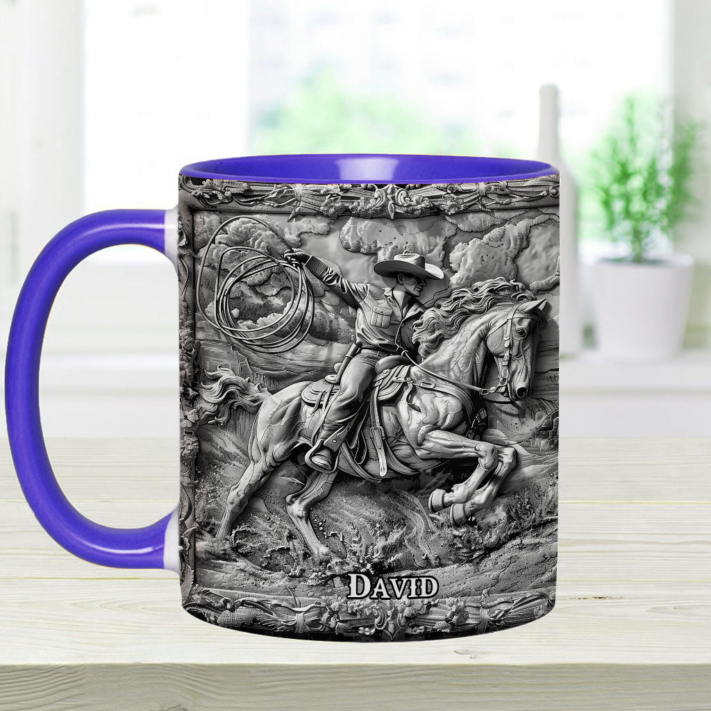 Mug personnalisé style western - Cowboy Western