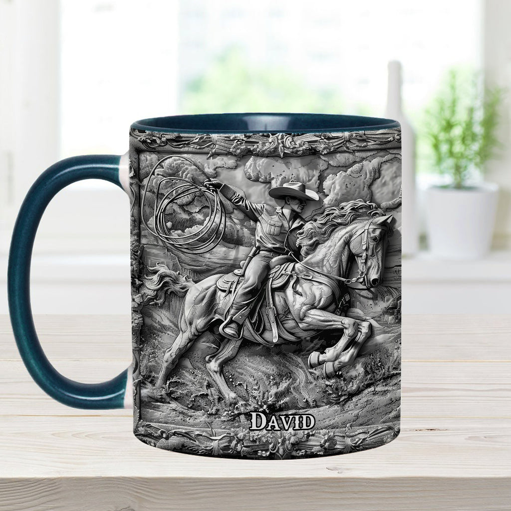 Mug personnalisé style western - Cowboy Western