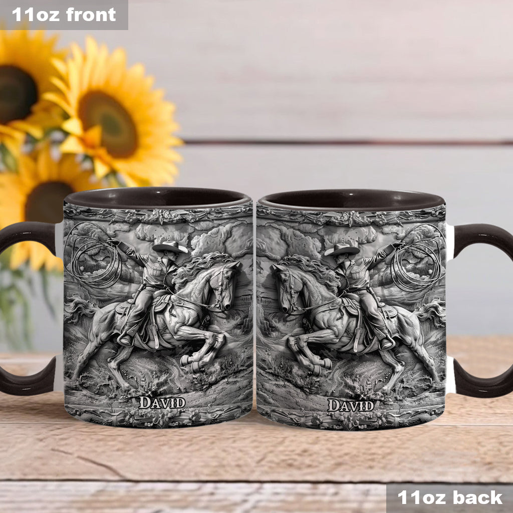 Mug personnalisé style western - Cowboy Western